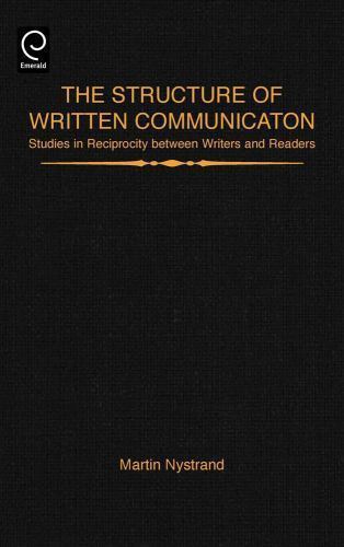 The Structure of Written Communication: Studies- 0125234821, Nystrand, hardcover