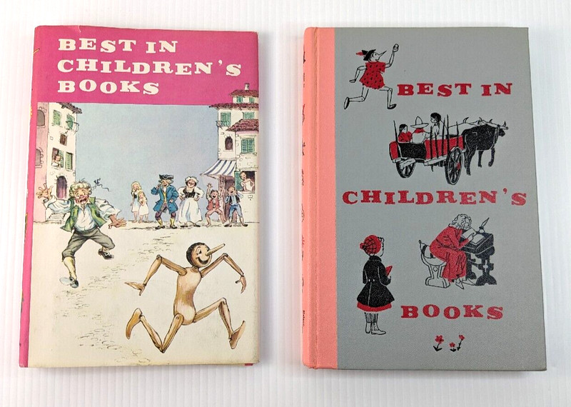 1960 Best in Children’s Books Pinocchio, Peter Rabbit, & More w/ Dust Jacket VTG gallery