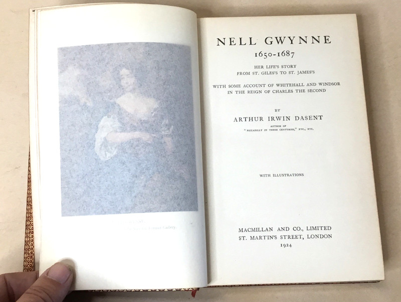 Nell Gwynne 1650–1687 by Arthur Irwin Dasent 1924 Leather Fine Binding London gallery