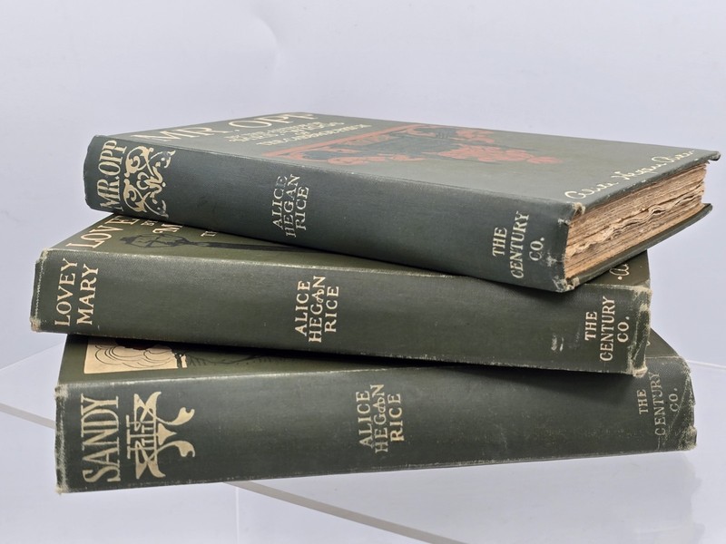 3 Lot Vtg Alice Hegan Rice Books – Lovey Mary, Sandy, Mr. Opp