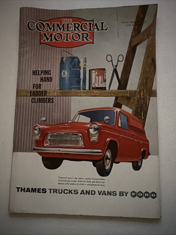 Commercial Motor Magazine 1 January, 1960 Thames Trucks & Vans By Ford 58 Pages