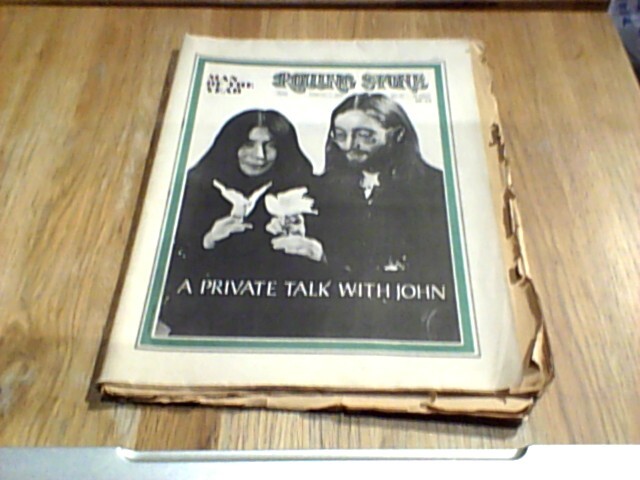 ROLLING STONE 51 1970 John Lennon Yoko Ono Beatles Altamont Death On Film Stones