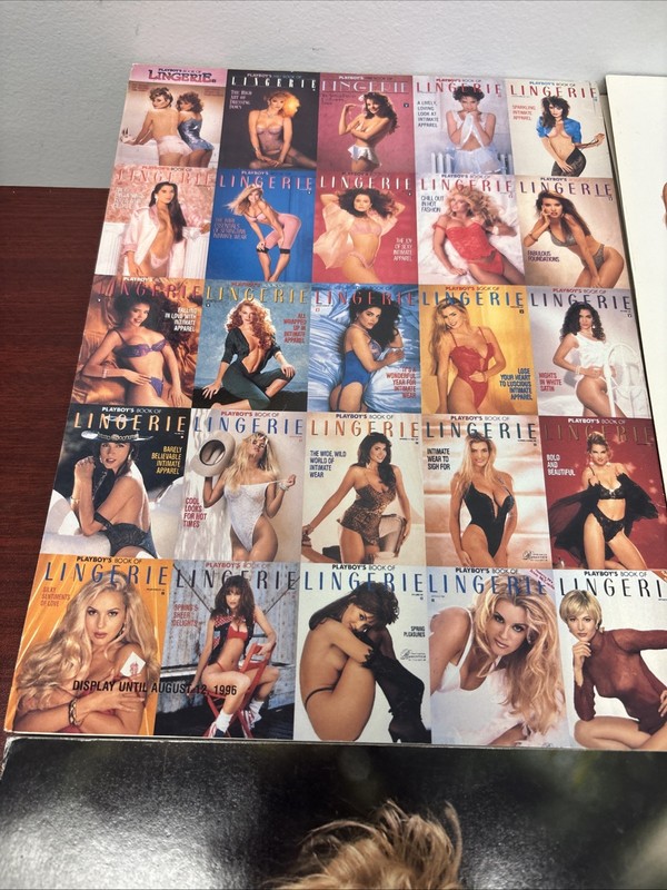 Vintage Playboy's Book of Lingerie - Lot of 4 magazines 1992-1999Classic Collect gallery