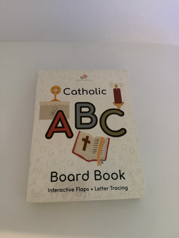 Catholic ABC Board Book by Little Rose Shop NEW