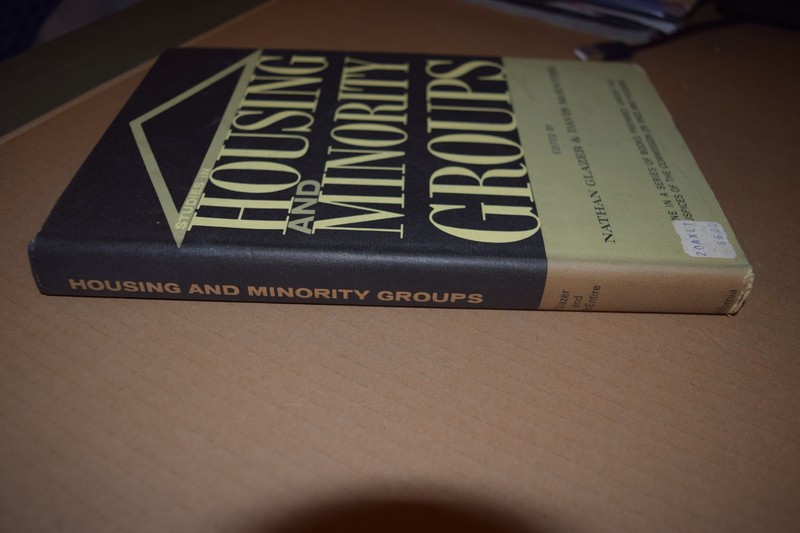 Studies in Housing and Minority Groups by Glazer & McEntire HC/DJ 1960 1st Ed. gallery