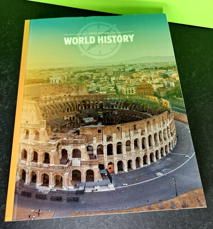 WORLD HISTORY, 6th Sixth Ed – Student Edition by BJU Press, 2026 PB, HOMESCHOOL