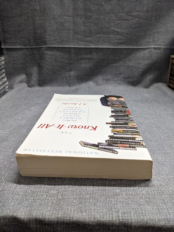 The Know-It-All by A.J. Jacobs - One Man's Humble Quest Paperback National gallery