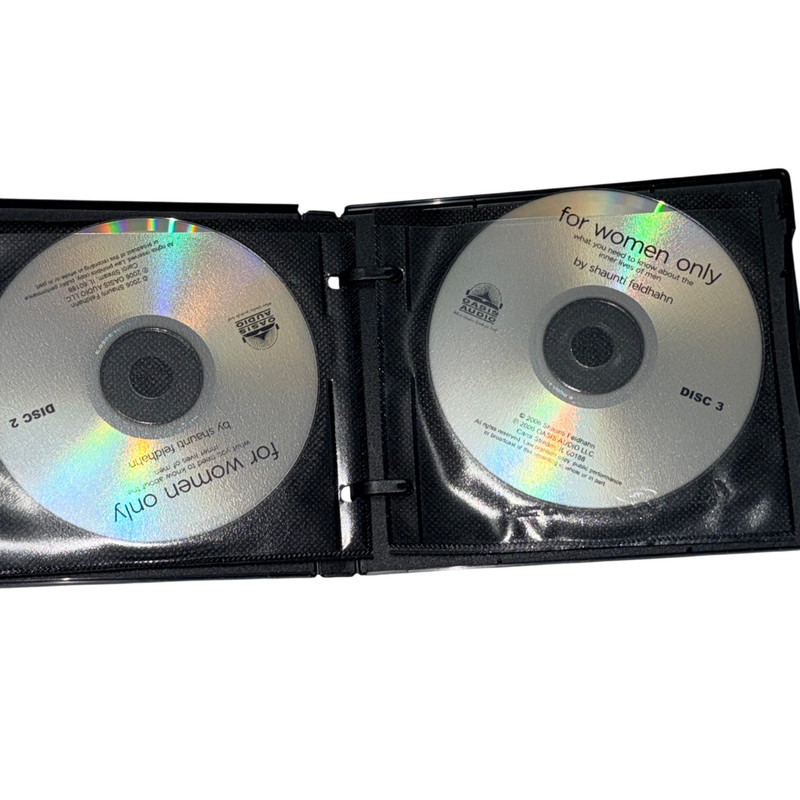 For Women Only Shaunti Feldhahn Audiobook 4 CD Set Unabridged Inner Lives of Men gallery