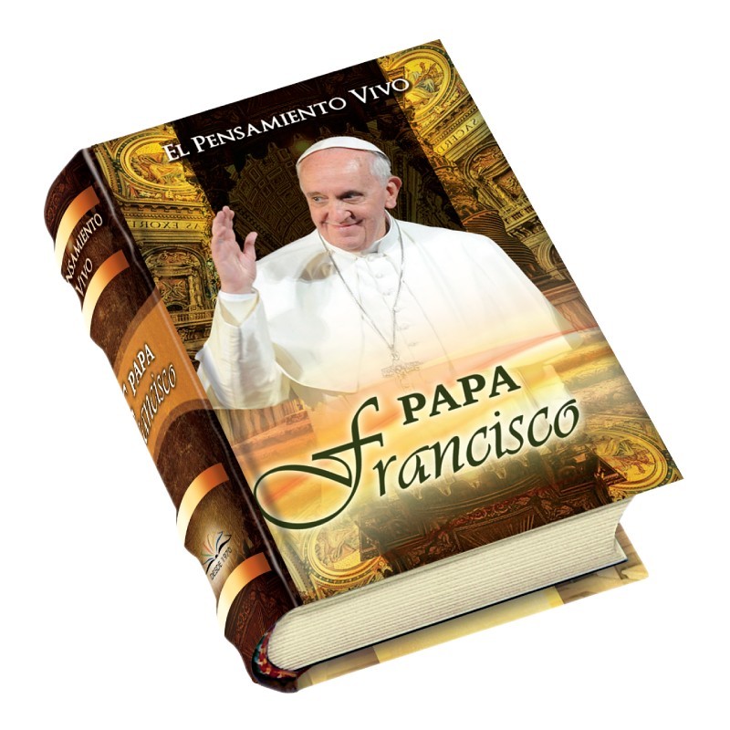 new Papa Francisco pensamiento vivo miniature book in spanish easy to read 440 p