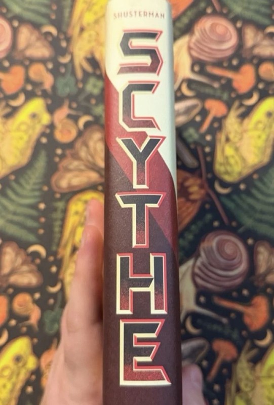 Neal Shusterman - Scythe (2016) Hardcover Arc of a Scythe Dust Jacket gallery