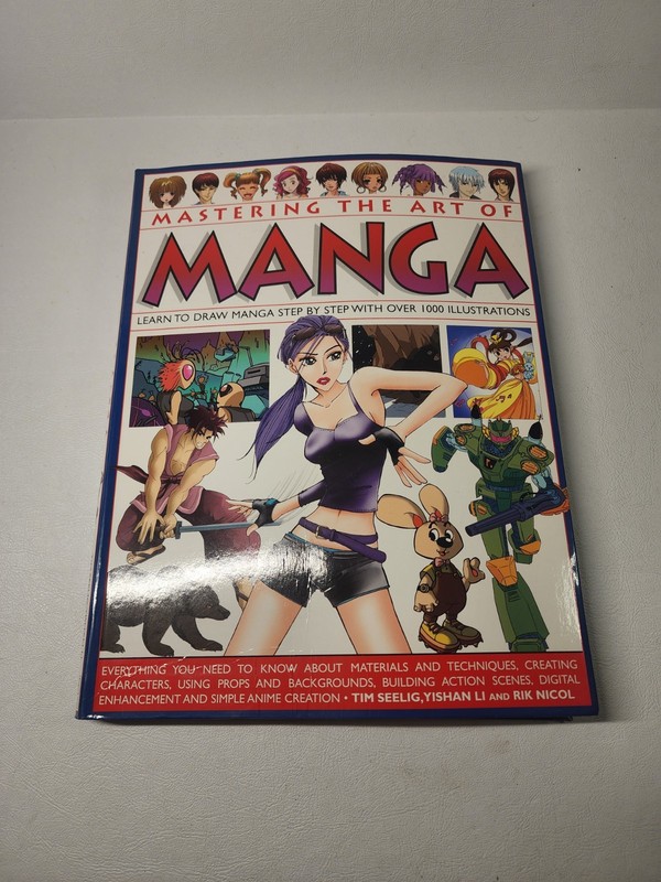 Mastering the art of Manga book learn to draw step/step