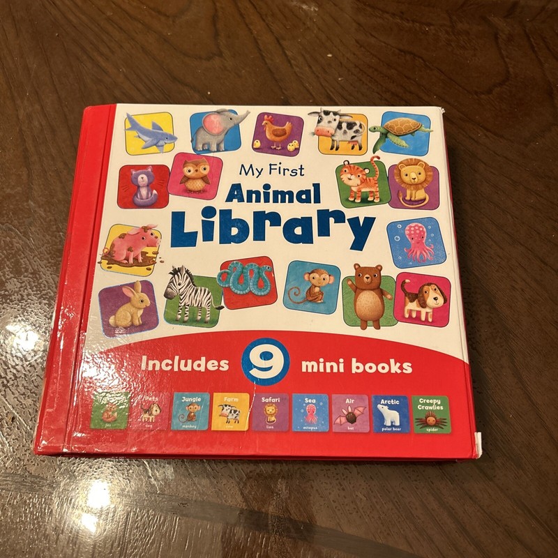 Animal First Words (9-in-1 Book) New Book