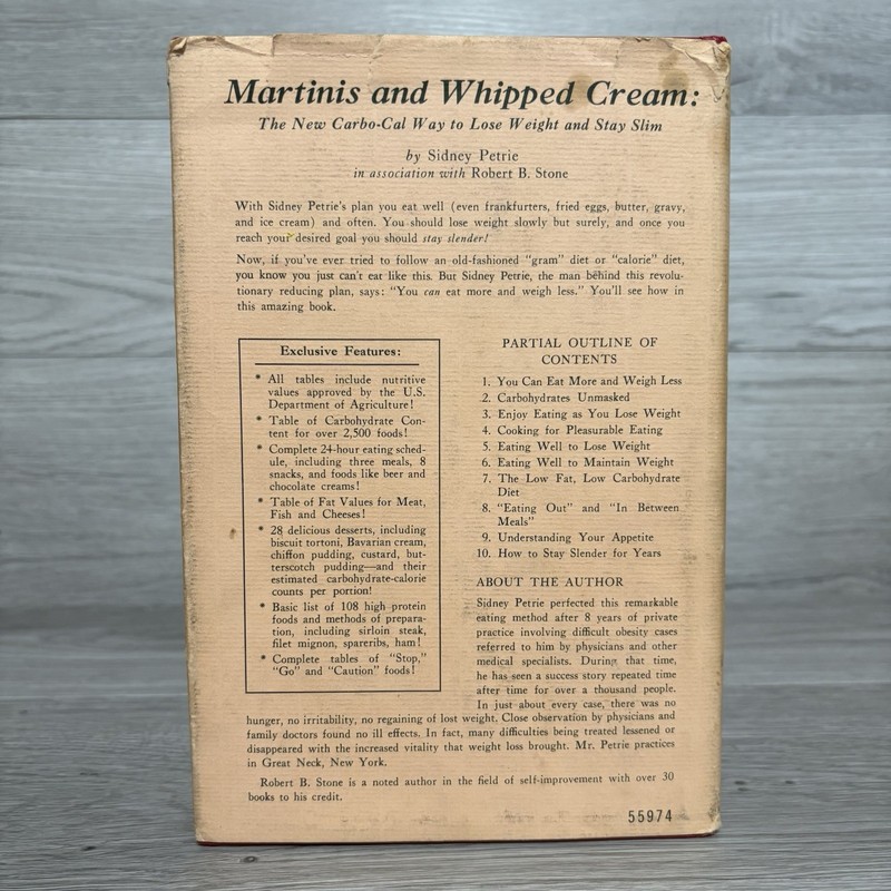 Martinis & Whipped Cream by Sidney Petrie 1971 HCDJ Parker Publishing Co Book gallery