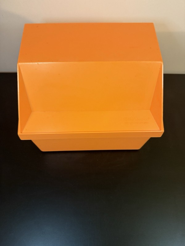 Vintage 1971 Betty Crocker Recipe Card Library Box Orange 70s With Index gallery