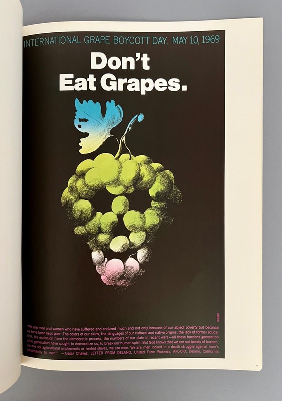 The MILTON GLASER POSTER BOOK Graphic Design 1977 Softcover Harmony 1st Edition gallery
