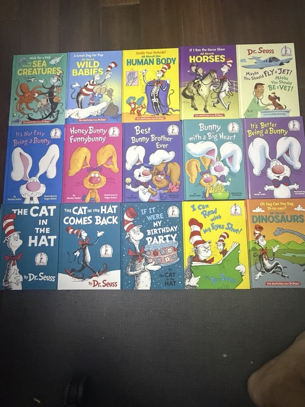 Lot of 20 books of Dr. Seuss Beginner Books Hardcover Lot Ages 4-8
