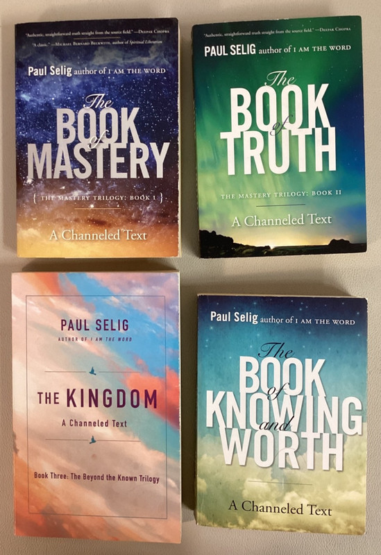 PSYCHIC Paul Selig Lot of 4 BOOK OF TRUTH, KNOWING & WORTH, MASTERY, THE KINGDOM gallery