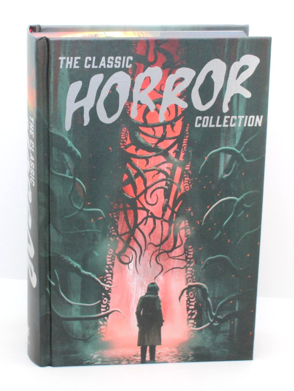 The Classic Horror Collection by H.P. Lovecraft Hardcover Book Art on Page Edges
