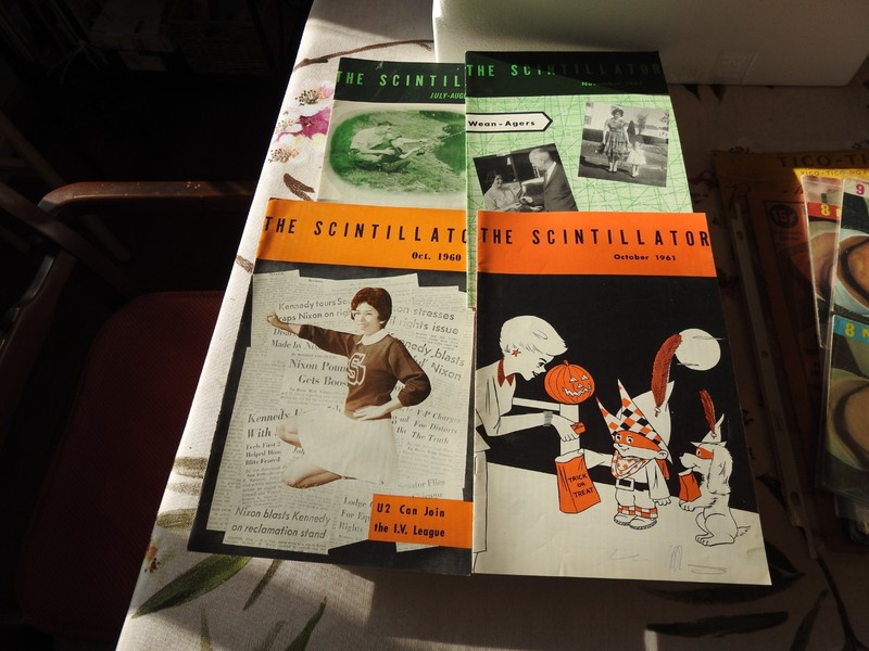 The Scintillator 4 issues 10 1/2 x 7 inches