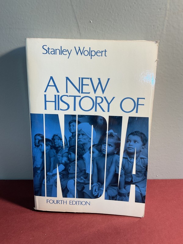 A New History of India Stanley Wolpert Fourth Edition 1993 Paperback Oxford