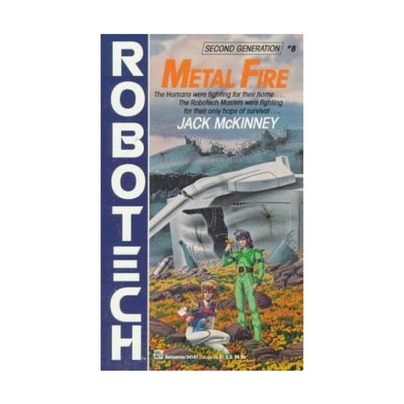 Del Rey Robotech Novel Second Generation – Metal Fire VG+