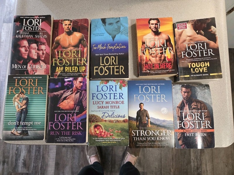 Lori Foster Lot Of 10 Books- Some Omnibus=17 Stories Some Diff Authors Romance gallery