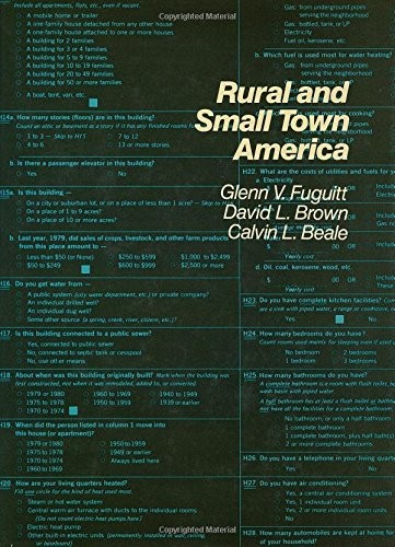 RURAL AND SMALL TOWN AMERICA (POPULATION OF THE UNITED By Glenn Fuguitt & David