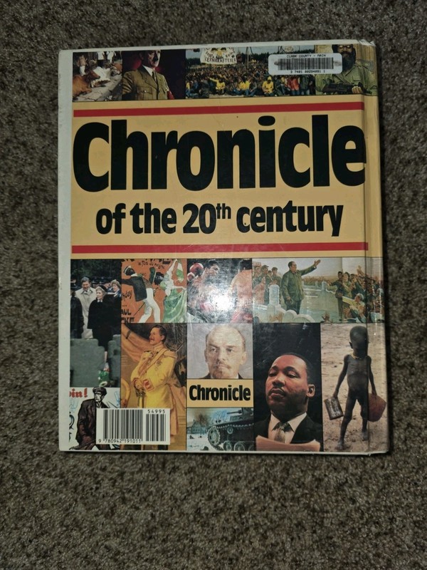 Vintage "Chronicle of the 20th Century" Hardcover Book 1,360 Pages gallery