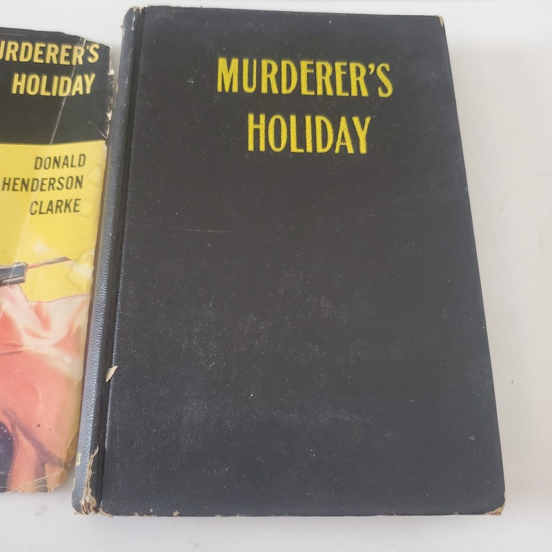 Murderer's Holiday Donald Henderson Clarke Vintage 1947 Triangle Books Hardcover gallery
