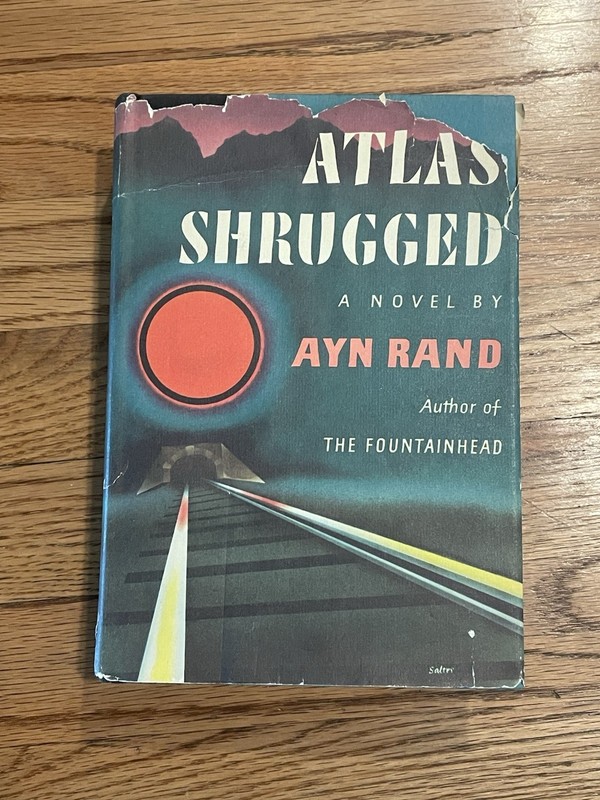 1957 Atlas Shrugged Book Ayn Rand 21st Printing Hardcover
