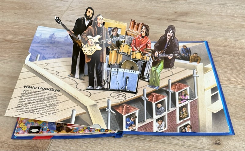 The Beatles Musical Pop Up 1985 Bonanza Pop Up Book Vintage Collectible gallery