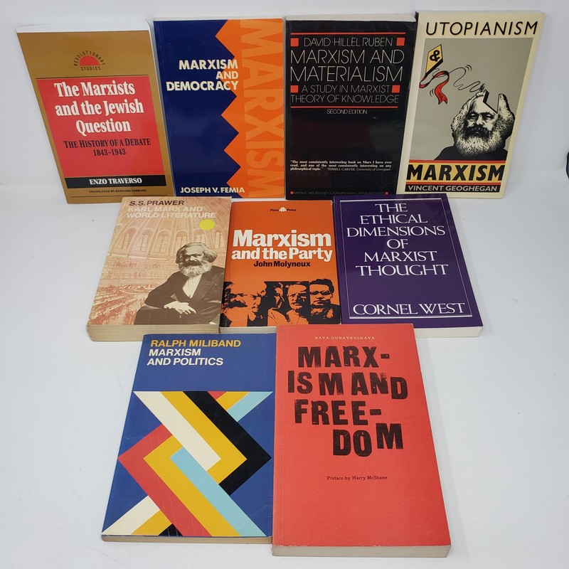 Lot of 9 Marxism Philosophy Political Theory Books Socialism Communism