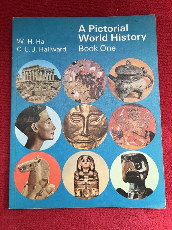 PICTORIAL WORLD HISTORY BOOK, 1980 And 91 Pages, Vintage History Book