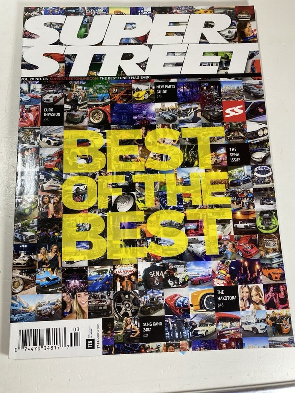 Super Street Magazine March 2016 Best of the Best Hakotora 240Z Mint