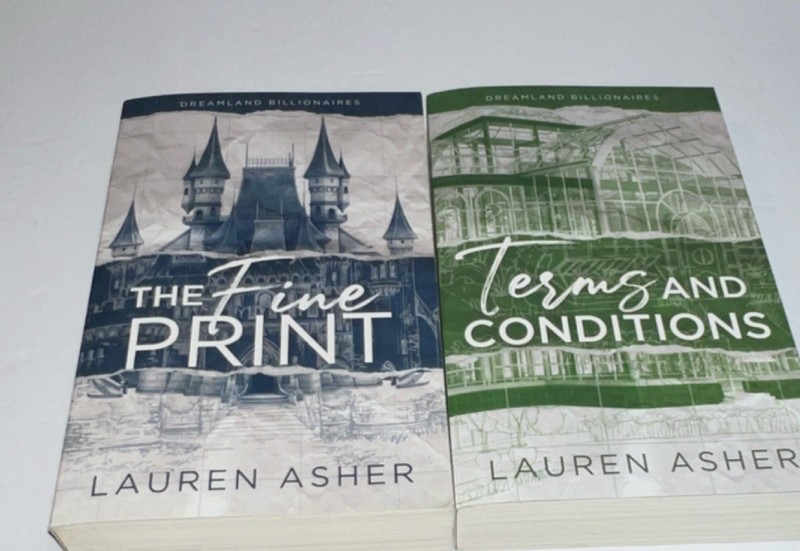 Lauren Asher Dreamland Billionaires The Fine Print & Terms and Conditions PB