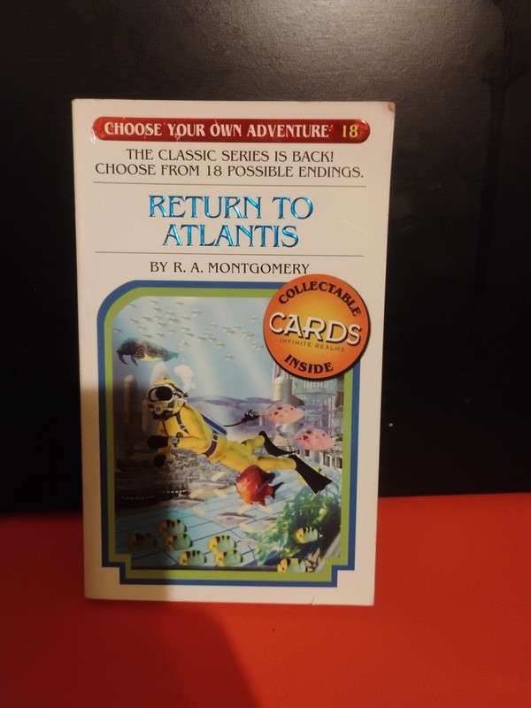 Return to Atlantis by R. A. Montgomery (2005, Perfect)/choose your own adventure