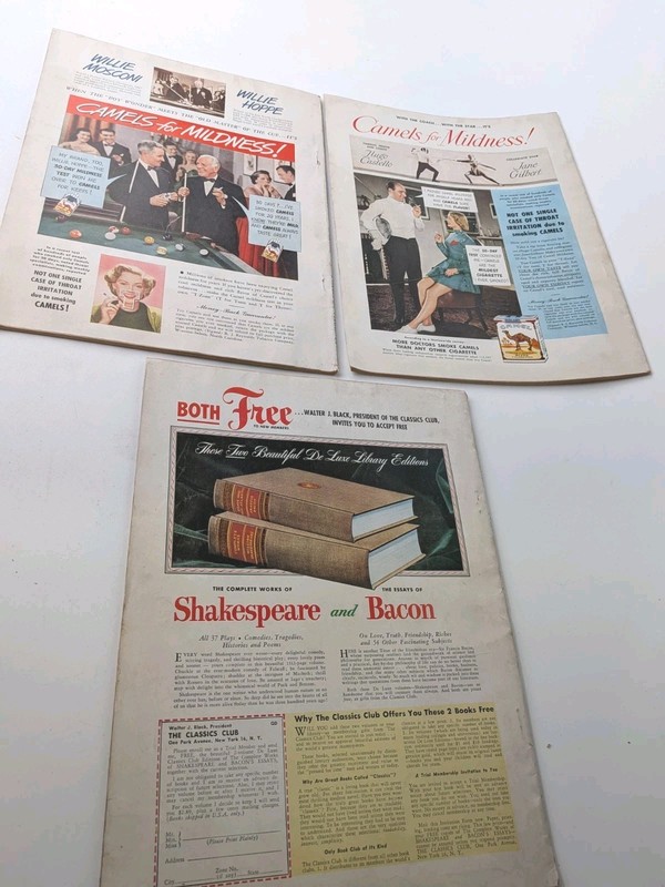 1949 "SCIENCE ILLUSTRATED" Magazine Lot of 3-Rare (GREAT ADS!) gallery
