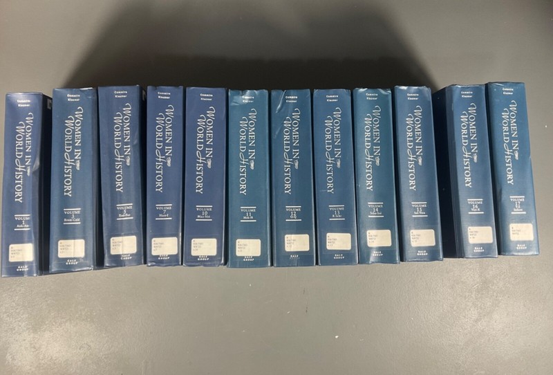 LOT OF 12 – Women In World History Hardcover Books Vols. – 1, 3, 5, 7, 10-17