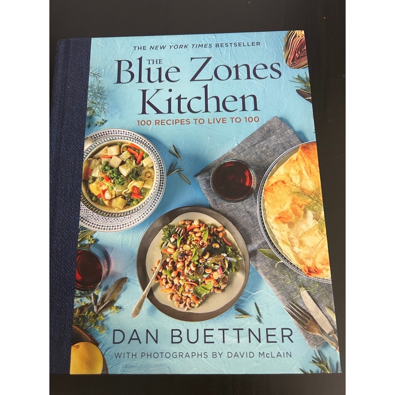 Cookbook Blue Recipes Longevity Healthy Eating Dan Buettner National Geographic