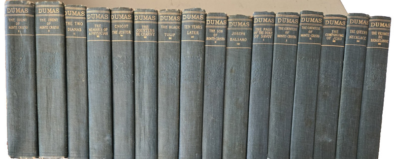 The Works of Alexandre Dumas in 30 volumes, 16 Volume Lot, P.F. Collier