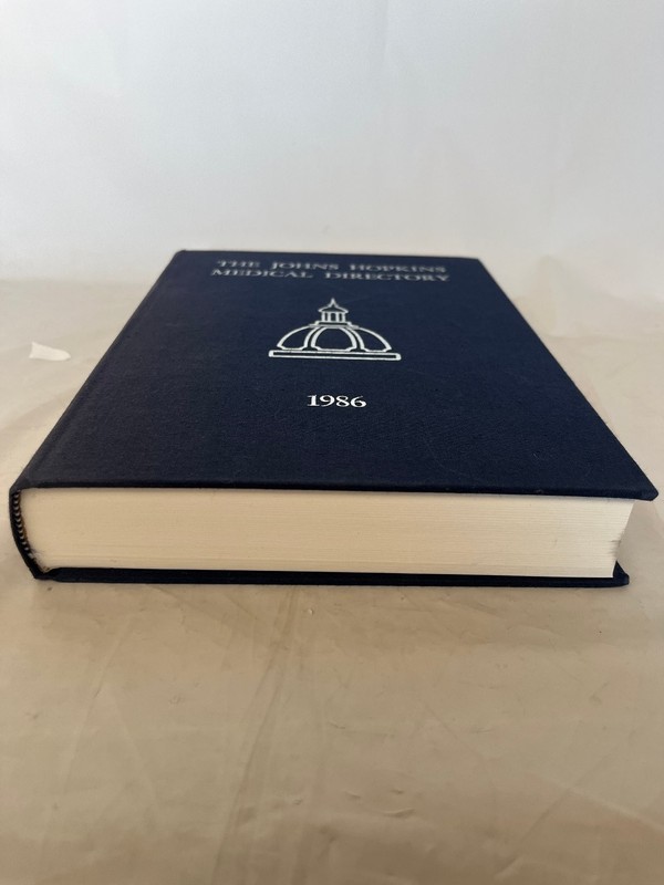Johns Hopkins Medical Directory 1986 Hardcover Alumni Faculty Reference Book gallery
