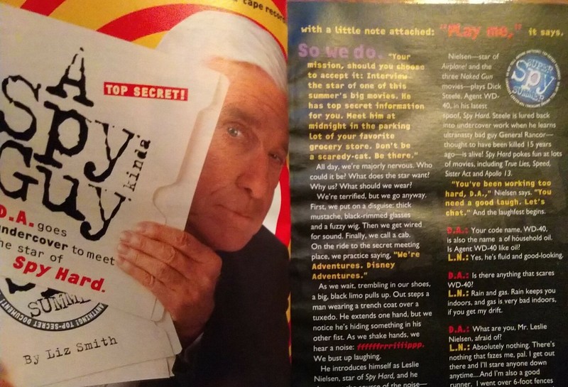 Disney Adventures magazine - July 1996 - Good - Spy Hard - Leslie Nielsen gallery
