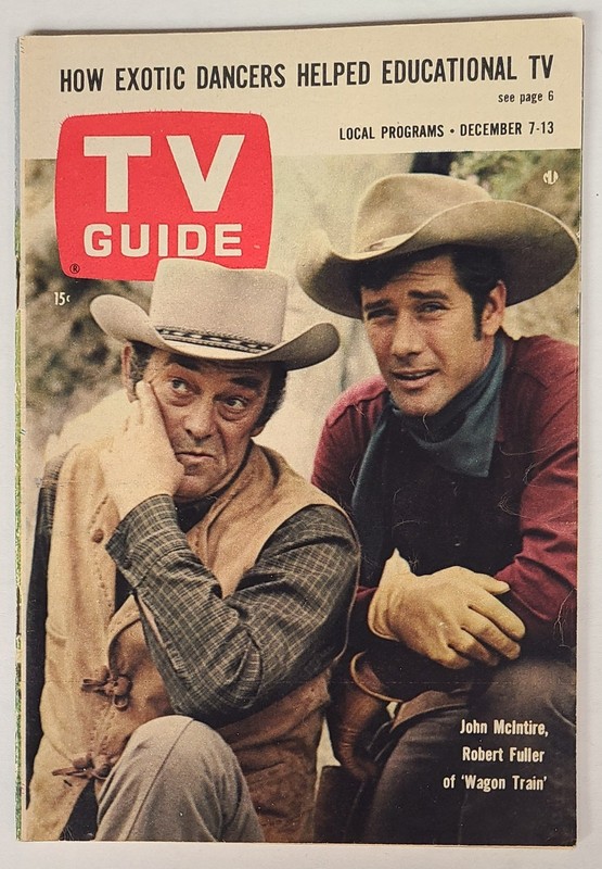 WAGON TRAIN T.V. Guide – Dec. 7-13, 1963 – Fuller, McIntire,Yvette Mimieux