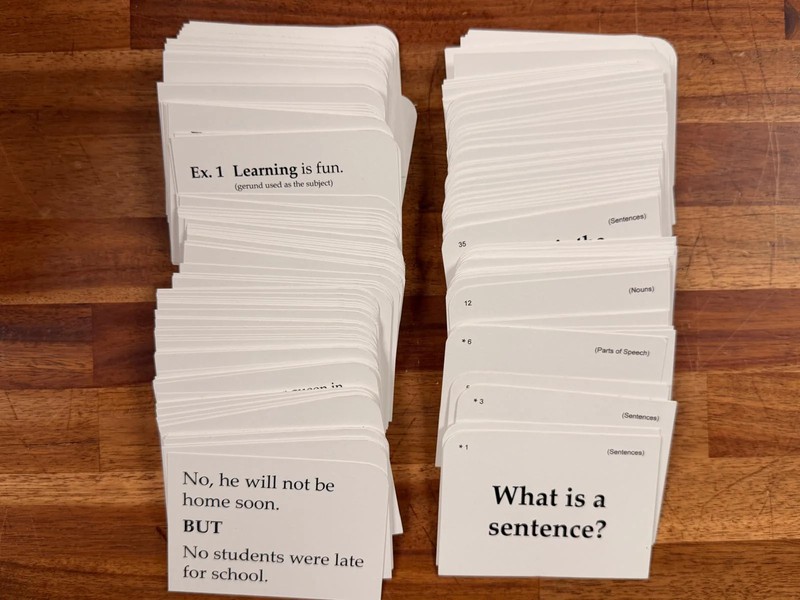 Memoria Press Flashcards – English Grammar Recitation