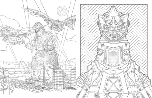 Godzilla: The Official Coloring Book, Titan, Excellent Book gallery