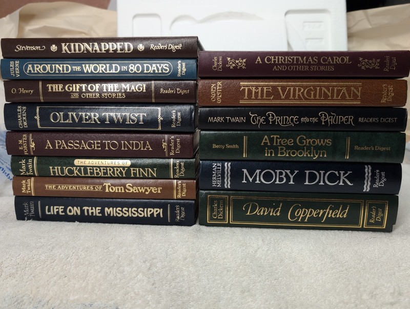 14 Vols!! Reader’s Digest Book Lot The World’s Best Reading ~ Various Authors!!