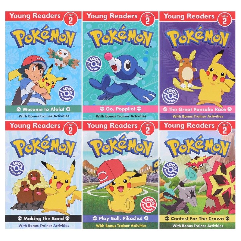 Young Readers Level 2 Pokémon: Alola Series 6 Picture Books Boxset -Age 4-8 -PB gallery