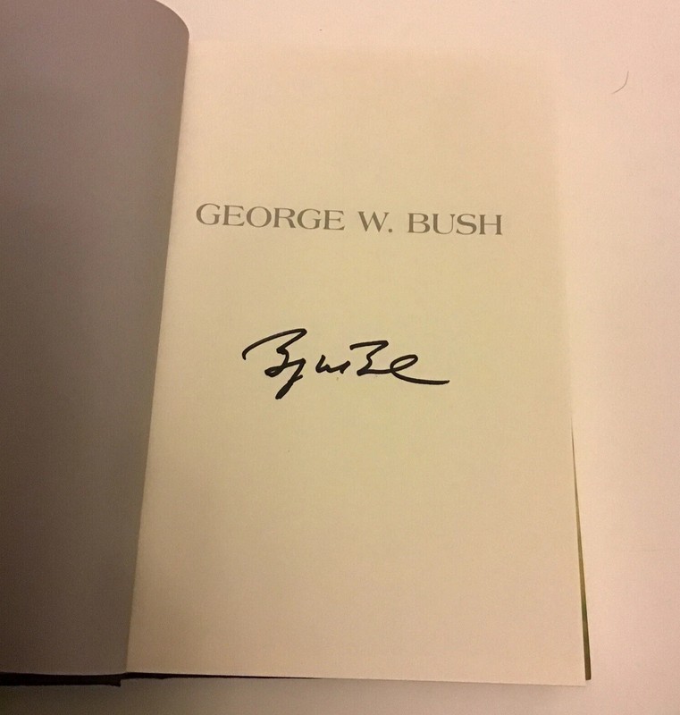 Signed Decision Points George W. Bush.1St Edition. 2010.Autographed Copy. HC/ DJ gallery