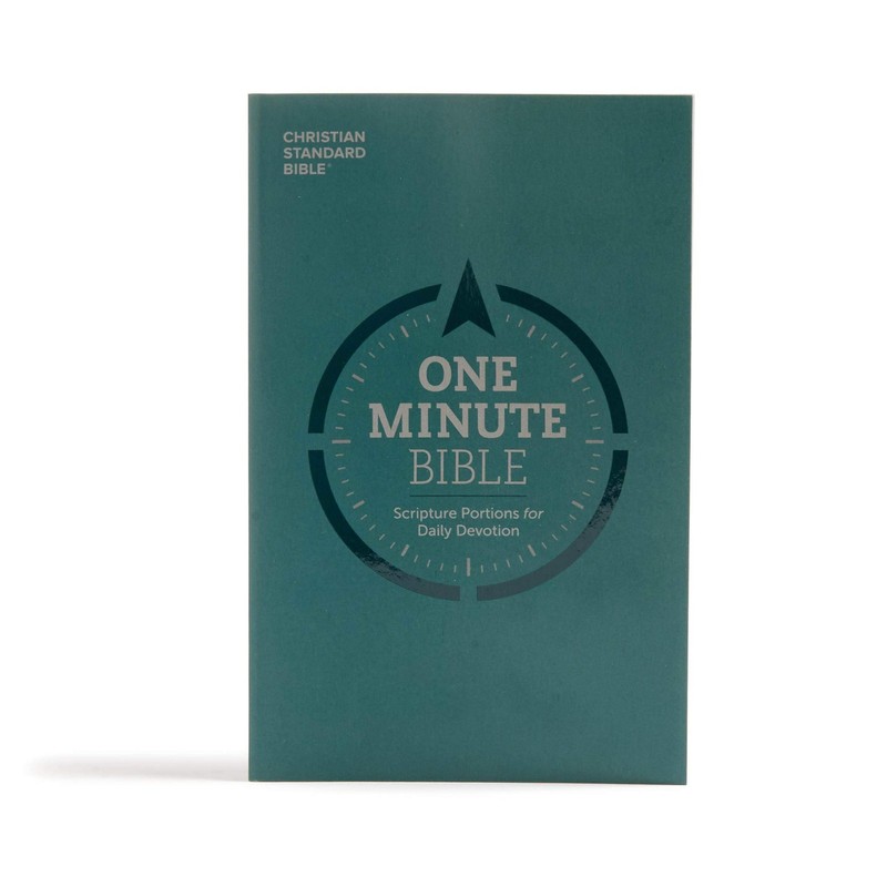 CSB One Minute Bible, Daily Readings, Devotions, 365, Easy-to-Read Bible Ser…