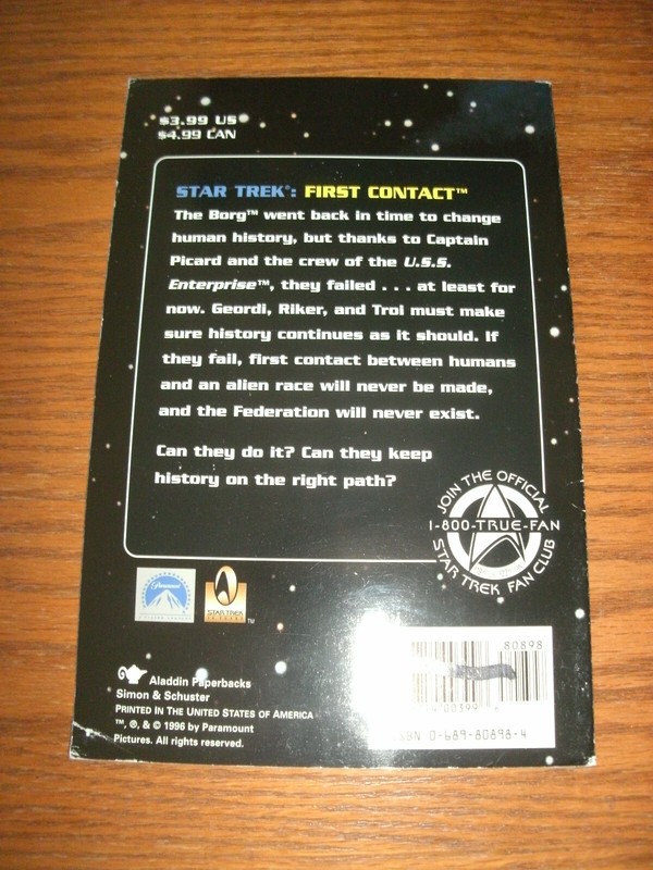 NEW Star Trek First Contact Breaking the Barrier by Teresa Reed paperback book gallery